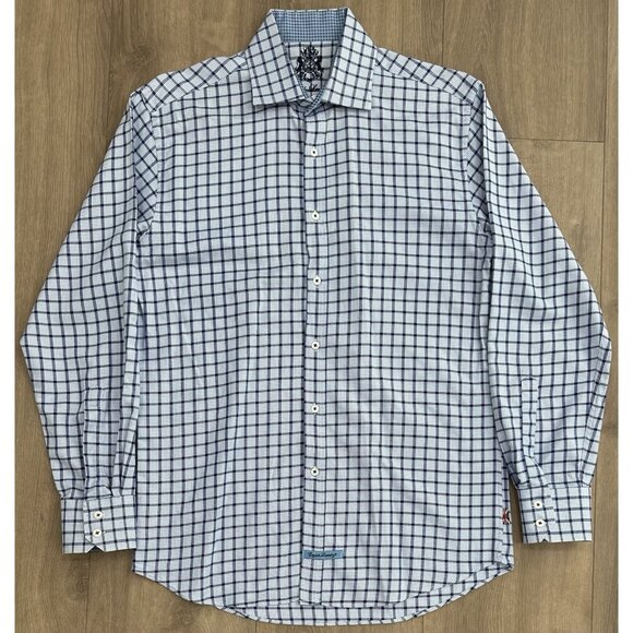 English Laundry Other - (2) Lot English Laundry Flip Cuffs Multicolor Plaid Shirts Men’s Size 15.5/34&35